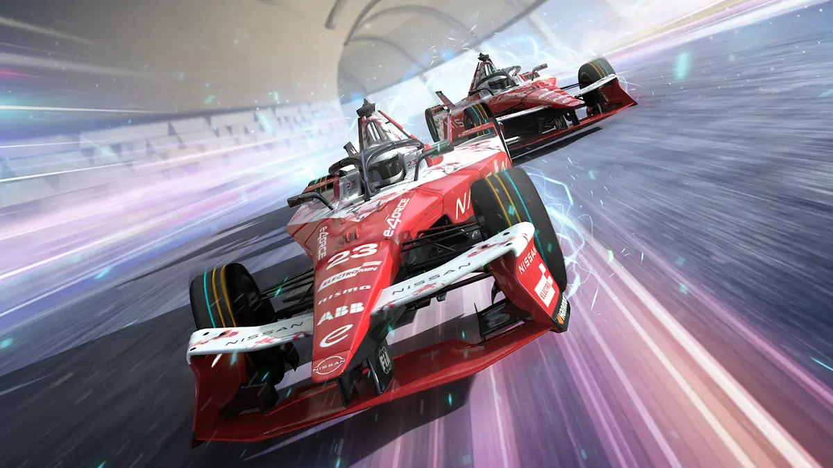 Závodní auto v zatáčce ve hře Asphalt 9: Legends