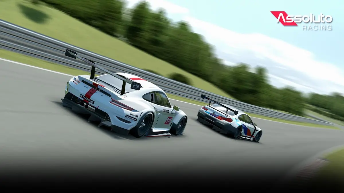 Okruhový vůz ve hře Assoluto Racing